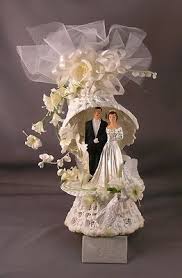 Vintage 1950 S Ornate Wedding Cake Topper In 2020 Bridal Cake Topper Wedding Cake Toppers Wedding Topper