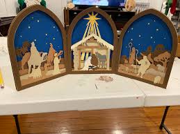 Set Up My Cricut Maker Yesterday Made This As A Christmas Gift For My Mil Today She Collects Nativity Scenes And I M So Excited To Give It To Her Cricut Learn how to cut wood words with the cricut maker machine! set up my cricut maker yesterday made