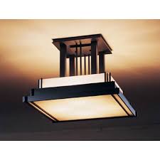Mission style lamp shades are simple you'd have a classical feel that makes you embrace the quality of mission style items without realizing it. Hubbardton Forge Steppe Four Light Semi Flush Black With White Art Glass 123715 1008 Bellacor