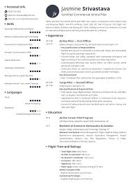 Pilot Resume Example Template Initials In 2020 Resume Template Examples Resume Examples Job Resume Examples