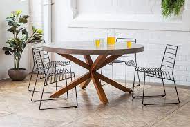 Maybe you would like to learn more about one of these? Zanita 150cm Round Concrete Dining Table In Dark Grey Featuring Laika Industrial Style Dining Table Extendable Dining Table Modern Round Marble Dining Table