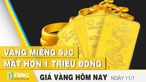 Gia Vang Hom Nay 11 1 Vang Miếng Sjc Mất Hơn 1 Triệu đồng Fbnc Youtube