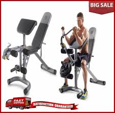 Details About Home Gyms Exercise Equipment Machine Leg Curl Extension Bench For Arm Bicep New