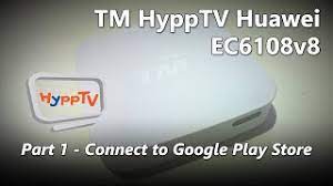 If the connection is established, network connectivity is working. Part 1 Connecting Your Tm Hypptv Huawei Ec6108v8 Set Top Box To The Play Store Youtube
