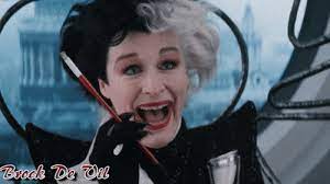 Laikykite savo kompiuteryje visi gif cruella de vil 101 dalmatinas suspaustas į zip failą. Latest Cruella De Vil Gifs Gfycat