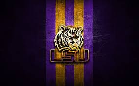 Bulk buy jerseys online from chinese suppliers on dhgate.com. Download Wallpapers Lsu Tigers Golden Logo Ncaa Violet Metal Background American Football Club Lsu Tigers Logo American Football Usa For Desktop Free Pictures For Desktop Free