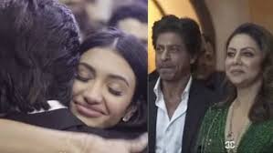 Shah Rukh Khan hugs emotional Alanna Panday at wedding, blesses newlyweds  in wholesome video. Watch