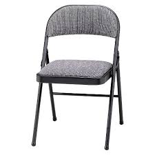 4pc Deluxe Fabric Padded Folding Chairs Black Lace Frame And Mist Fabric Sudden Comfort Target Buy in bulk and save!