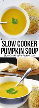 Creamy Slow Cooker Pumpkin Soup Recipe Slow Cooker Pumpkin Soup Slow Cooker Soup Pumpkin Soup