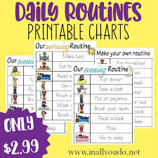 Daily Routine Charts