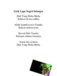 More images for lagu selamat sultan terengganu » Lirik Lagu Negeri Selangor Duli Yang Maha Mulia Selamat Di Atas Takhta Allah Lanjutkan Usia Tuanku