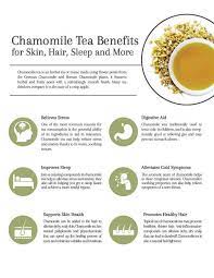 The dried flowers of chamomile contain many terpenoids and flavonoids contributing to its medicinal properties. 7 Chamomile Tea Benefits Healthy Skin Hair Sleep And More Chamomile Tea Benefits Chamomile Tea Tea Benefits