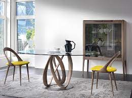 Check spelling or type a new query. Amazing Contemporary Dining Tables Steal The Show With A Sculptural Base Oval Table Dining Round Dining Table Glass Round Dining Table