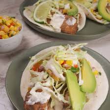 What is the white sauce in fish tacos. Creamy Baja Fish Tacos White Sauce This Old Gal