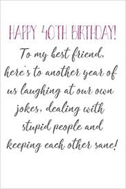 40th birthday means you are into the wonderful middle age of your life.what are funny, amazing 40th birthday quotes and sayings?40th birthday quotes for husband or friends.here are a large collection of 80 best 40th birthday quotes and sayings of all time.enjoy! Happy 40th Birthday To My Best Friend Funny 40th Birthday Card Quote Journal Notebook Diary Greetings Appreciation Gift 6 X 9 110 Blank Lined Pages Publishing Thrice 9781073132805 Amazon Com Books