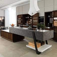 contemporary kitchen walnut oak wood veneer trotter gamadecor by porcelanosa cuisines design cuisine design moderne cuisine contemporaine