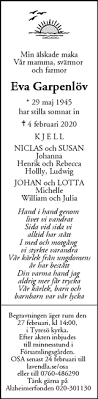 Johan kjell garpenlöv (born march 21, 1968, in stockholm) is a swedish former ice hockey left winger. Eva Garpenlov