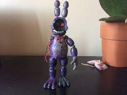 Fnaf Old Bonnie Costomized From Funko Bonnie Posable Action Figure Fnaf Fnaf Drawings Action Figures