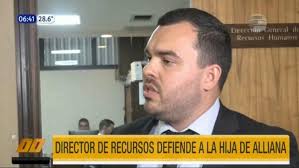 DIRECTOR DE RRHH DEFIENDE A LA HIJA DE ALLIANA