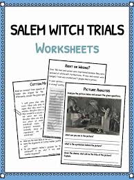 The imagery evoked is just as barbaric and painful as the means by which these accused witches were tried and ultimately proven guilty. Salem Witch Trials Facts Worksheets Information For Kids