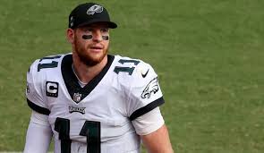 The indianapolis colts are once again dealing with an injury to their starting quarterback as carson wentz is currently out for an unknown amount of time due to a foot injury he suffered in practice this week. Nfl Blockbuster Trade Carson Wentz Wechselt Von Philadelphia Eagles Zu Indianapolis Colts