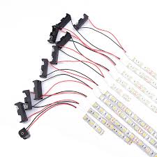 Flexible nylon housewife stripping (clip). Home Garden Battery Powered Led Strip 5050 Smd 50cm White Waterproof Flexible Led Strip Lamps Lighting Ceiling Fans