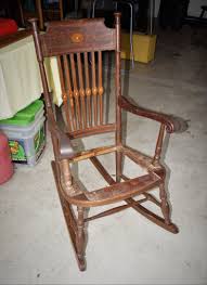Vintage folding rocking chair wood sewing nursing rocker rare. Antique Rocking Chair Unknown Style Or Mfg Any Ideals Collectors Weekly
