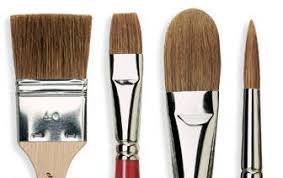 All brush shapes can be used with any medium. Paint Brush Hair Types Cowan Office Supplies