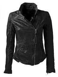 Kendyll Leather Biker Jacket In Black Muubaa Leather Jacket Distressed Leather Jacket Leather Jacket