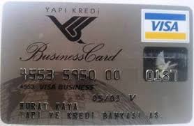Yapı kredi bu kartı bonkör olarak tanımlamaktadır. Bank Card Yapi Kredi Business Card Yapi Kredi Bankasi Turkey Col Tr Vi 0343