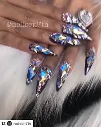 Cardi b keeps her nails on point — here are her best manicures of all time. 135 4k Likes 1 816 Comments Cardi B Official Ig Iamcardib On Instagram Finally In Ny Got My Nails D Cardi B Nails Vegas Nails Bling Acrylic Nails