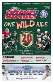 MN Wild Commemorative Issue by Let's Play Hockey