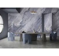 Large Format Porcelain Glazed Tiles Bulgari Blue Sintered Stone for Stairs  and Floor and Wall