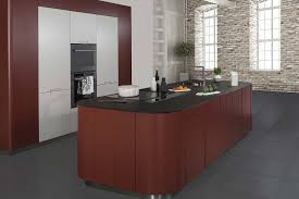 Colorado Salva Darty Meubles Arrondis Facades Mdf Rouge Colorado Facades Mdf Beige Salva Ilot Cuisine Cuisine Contemporaine Cuisine Darty