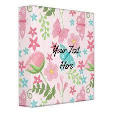 4.6 | see reviews (61). Pretty Floral Garden Theme Pattern Personalized Binder Floral Gifts Flower Flowers Gift Ideas Personalized Binders Garden Theme Flower Gift