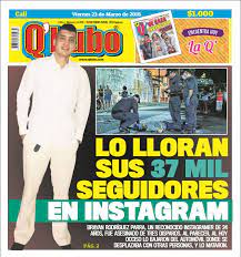 En un trino de la cuenta oficial de q'hubo en cali, el periódico expresó: La Otra Cara De La Muerte De Grandotte Q Hubo Cali