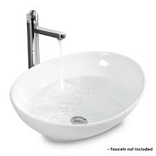 Glass bathroom basin zales promo / bathrooms basins for sale | bathrooms plus : Costway Oval Bathroom Basin Ceramic Vessel Sink Bowl Vanity Porcelain