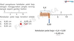 Jangka sorong biasanya digunakan oleh para engineer untuk mengukur diameter benda atau lubang pipa. Soal Jangka Sorong Dan Mikrometer Sekrup