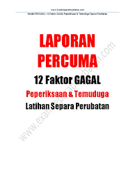 Apa tugasan dan apa yang bakal anda lalui selepas. Laporan Percuma