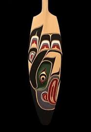 Kolus Paddle Pacific Northwest Art Native Artwork Haida Art