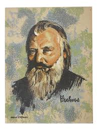 Vintage Ltd. Ed. Serigraph-Composer Joannes Brahams