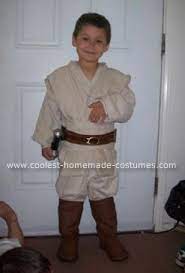 Coolest Homemade Young Anakin Skywalker Costume Halloween Dress Up Ideas Boys Disney Costumes Diy Costumes Kids