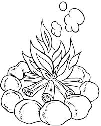 Such as blue, green purple etc flames. Camping Make Campfire When Camping Coloring Page Camping Coloring Pages Coloring Pages Cool Coloring Pages
