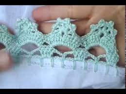 Caminho De Mesa De Tecido Com Barrado De Croche Barrado De Croche De Canto Para Caminho De Mesa Youtube Bico De Croche Croche Bicos De Croche Simples