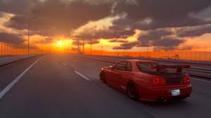 How to add custom wallpapers to ps4. 919907 4k Sunlight Car Japan Nissan Skyline Gt R R34 Jdm Road Red Cars Sunset Mocah Hd Wallpapers