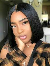 Short bob hairstyles women's straight human hair wigs with bangs lace front cap wigs 10inch. 97 Bob Wig Ideas Bob Wigs Human Hair Wig Hairstyles