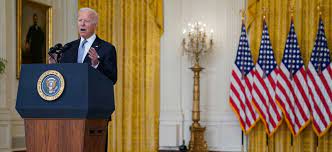 Us president joe biden defends decision to pull out of afghanistan, a day after taliban militants seize control of the country. M5i1jrv65hbsum