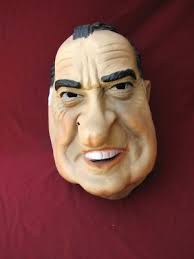 Vintage 1983 Nixon mask by artist Cesar costume Richard