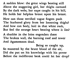 Leda And The Swan W B Yeats Biblioklept