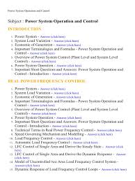 Eduqas gcse english language all questions paper 1 video (obed) watch later. Power System Operation And Control Lecture Notes Study Material And Important Questions Answers Electric Power System Ac Power